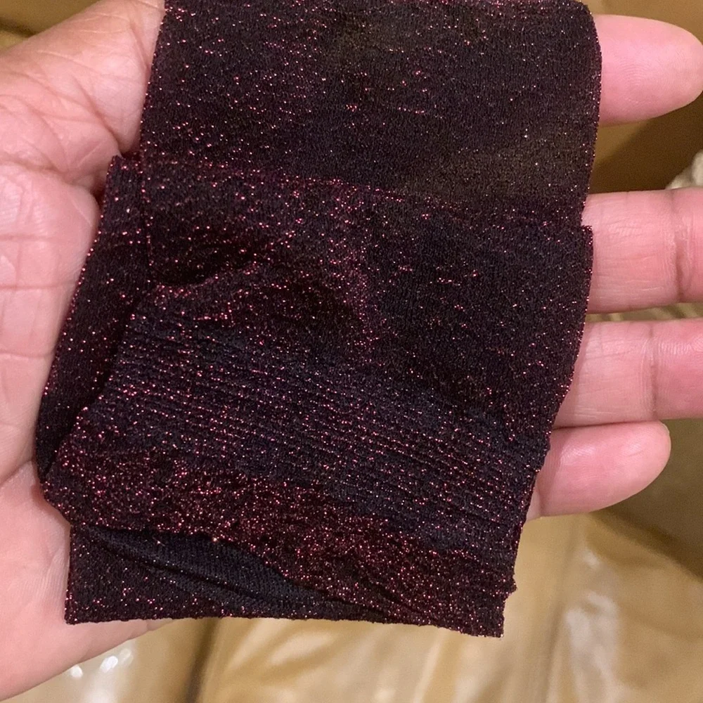 Red Glitter Stocking Socks